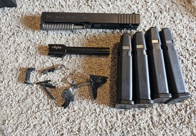 GLOCK 22 GEN 4 COMPLETE Build Kit Slide/frame Parts/9mm Conv