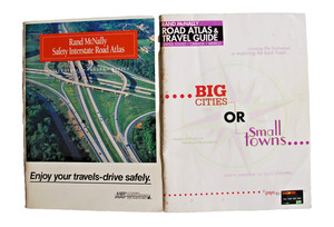 Rand McNally Safety Interstate Road Atlas Big Cities or Small Towns AARP