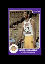 1985 Star #12 Kareem Abdul-Jabbar Lakers HOF NM-MT+