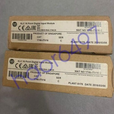 New Factory Sealed AB 1746-ITV16 SER C SLC 16 POINT DIGITAL INPUT MODULE