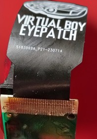 Virtual Boy Eyepatch Eye Eyepiece Flex Ribbon Cable Replacement DIY Repair Fix