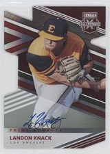 2020 Panini Elite Extra Edition 7/38 Landon Knack #60 Auto 0i4k