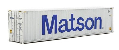 Walthers SceneMaster 40' Hi-Cube HO Scale Model Foot Container, Matson 