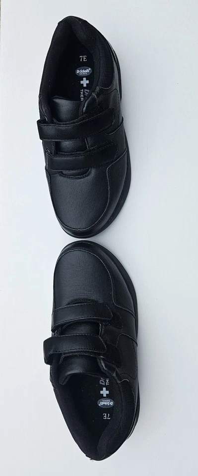 Dr Scholl's Therapeutic Black Hook Loop Comfort Walking Shoes Size 7 E * See - Image 4 of 4