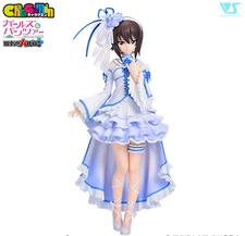 Volks Charagumin Girls und Panzer 1/7 Maho Nishizumi White Goth ver. Figure