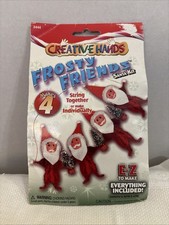Vintage Creative Hands Frosty Friends Santa Craft Ornament Kit