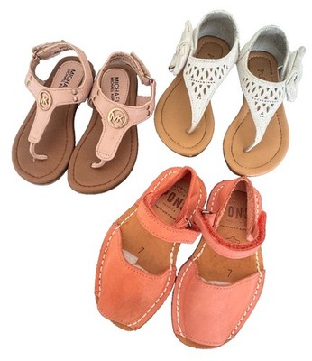 Toddler Summer Sandal Bundle Size 7 Girls Pons Michael Kors Sarah Jayne