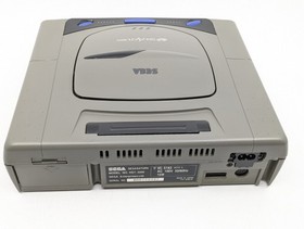 SEGA Saturn HST-3200 Gray Console Complete Set Boxed Tested Japan NTSC-J
