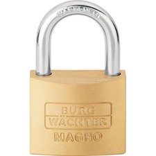 Cylinder padlock 400 E Magno/30 GL lock body-W.30mm MS gl.