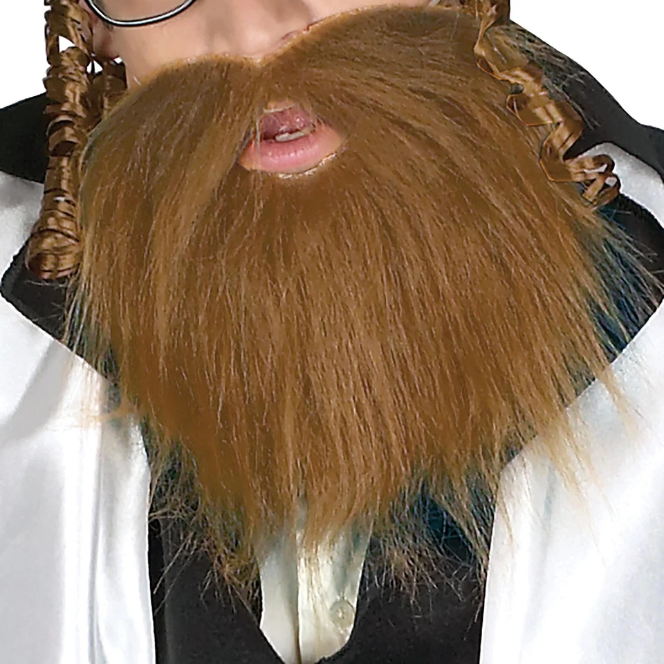 Disfraz de rabino para hombre talla grande negro 6'2" 300 libras adulto Halloween vestido elegante Foto 3 de 4