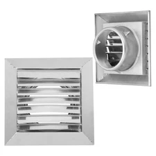 4 Inch Dryer Vent Cover Stainless Steel Exterior Wall Outlet Vent Grille