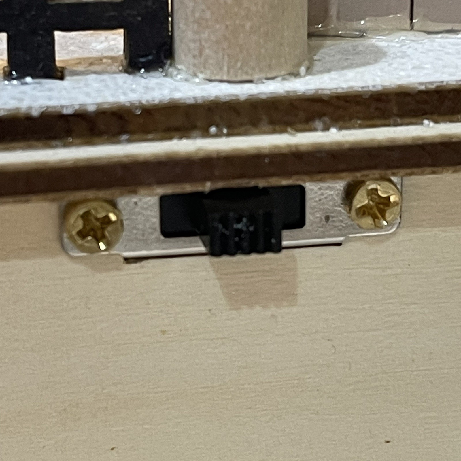 Kurt S. Adler 7" Battery Operated Musical LED Motion Village House SMALL REPAIR