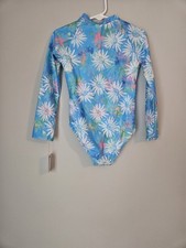NWT Cat Jack Girls One Piece Floral Swimsuit, Size XS, Multicolor