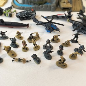 Lot Micro Machines Military Battle Zone Hornet Hill (Incomplete) 1990's Galoob