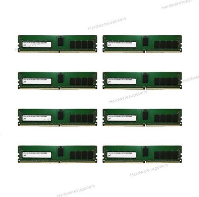 Micron 256GB (8x 32GB) 3200MHz DDR4 ECC RAM DDR4-3200 Server Memory