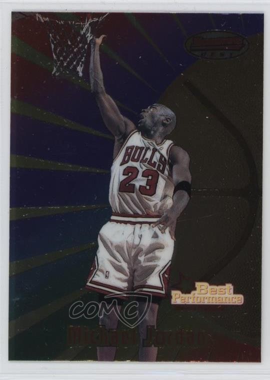 1997-98 Bowman's Best Best Performance Michael Jordan #96 HOF 04dh