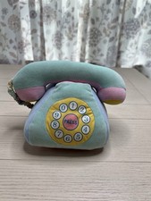 Vintage Eden Telephone Soft Plush Toy Ringing Talking Works 7 x 6