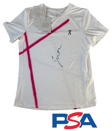 Iga Swiatek Signed Autographed ON CLOUD Tennis Court Shirt PSA/DNA AUTO WTA - Picture 1 of 4