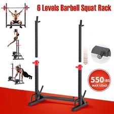 Squat Rack Hantelständer Langhantelständer Höhenverstellbar Langhantelablage DE