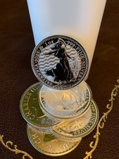 (2X) 1oz Silver Britannia 2025 .999 Bullion Coin in Plastic Capsule - Mint New