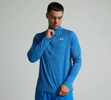 Image of Under Armour Men’s Tech Textured Half Zip Top - Size Medium
