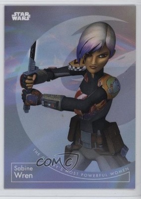 2022 Topps Star Wars The Galaxy s Most Powerful Women Sabine Wren #6 02ri