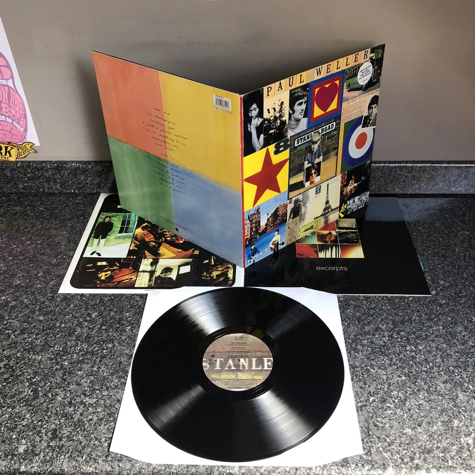 LP VINYL PAUL WELLER STANLEY ROAD LIMITED EDITION C/W BOOKLET 828 619-1 NM-/NM- - Image 3 of 4