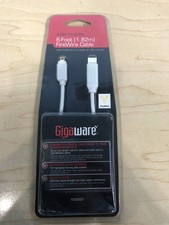 Gigaware 4 Pin To 9 Pin 6 Foot FireWire Cable 150007