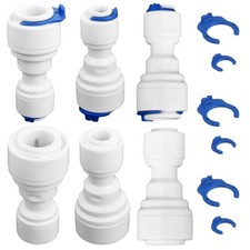 6 PCS Quick Connect Fittings 1/4 Inch to 3/8 Inch