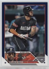 2023 Topps Update Retail Royal Blue Aaron Hicks #US299 06nl
