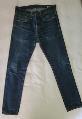Levi's 501 CT White Oak Cone Blue Denim Selvedge 32 34