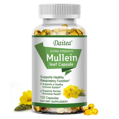 DAITEA KöNigskerzen NahrungsergäNzungsmittel Zur Lungenreinigung Linderung Von Husten