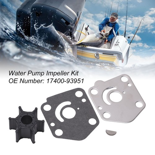 ˜Water Pump Impeller Kit 17400‑93951 Repair Rebuild Set For 9.9 4 STROKE - Picture 10 of 22