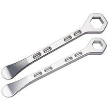 Tusk 1629570004 Aluminum Tire Iron Kit with 22mm and 27mm Axle Wrench