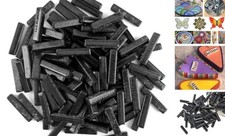 Glass Mosaic Tiles for Crafts Bulk,150g Strips Mosaic Glass Pieces,Glass Black