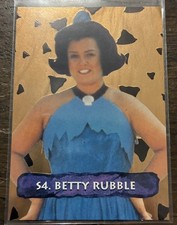 THE FLINTSONES GOLD FOIL BETTY RUBBLE CARD 1993 DYNAMIC UNIVERSAL