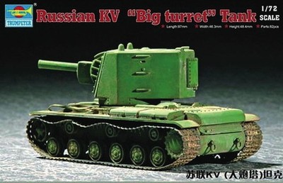 Trumpeter 07236 Soviet KV Big Turret in 1:72 Bausatz Neu+OVP