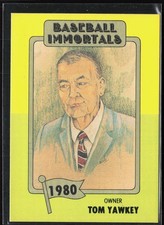 1980-87 SSPC HOF #173c Tom Yawkey