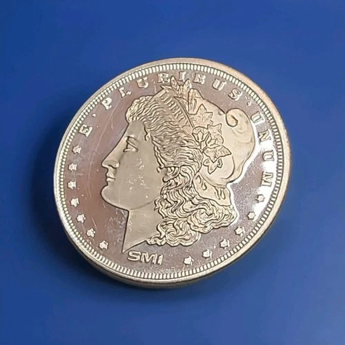 SMI Morgan Dollar Style Tribute Sunshine Mint 1oz .999 Fine Silver Bullion