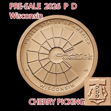 2026 P D Wisconsin American Innovation Dollar Uncirculated ⭐Pre-Sale⭐