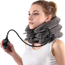 S Cervical Neck Traction Device for Instant Neck Pain Relief - Inflatable Adju