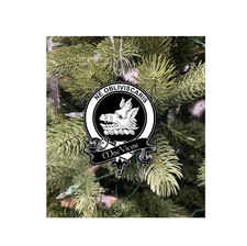 MacVicar Family Crest Christmas Ornament Laser Engraved Scottish Clan Gift