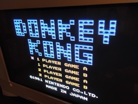 Donkey Kong (NES 1986) Arcade Classics Series 5-Screw Five Nintendo Black Box