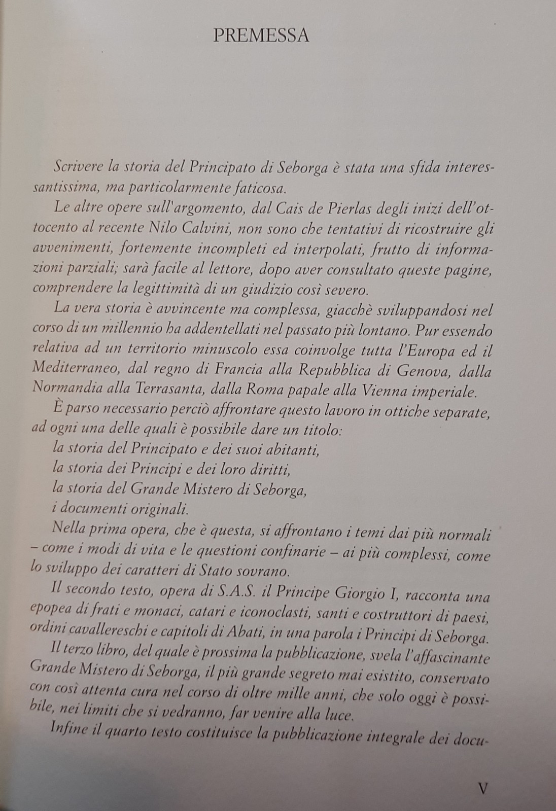 Libro storico "SEBORGA Principato Sovrano" scritto dal Cav. Giorgio Pistone foto 4