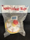 Ohio Art Co Tin Toy Lithograph Spin Top Circus Theme New In Sealed Bag Vtg USA