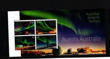 AUSTRALIAN ANTARCTIC TERRITORY 2025 AURORA BOREALIS SPACE M/S MNH