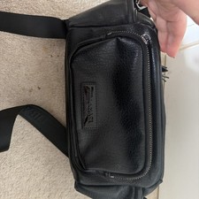 TIBA + MARL - BUGGY ORGANISER / CHANGING BAG MATTE BLACK - RRP £85 leather 