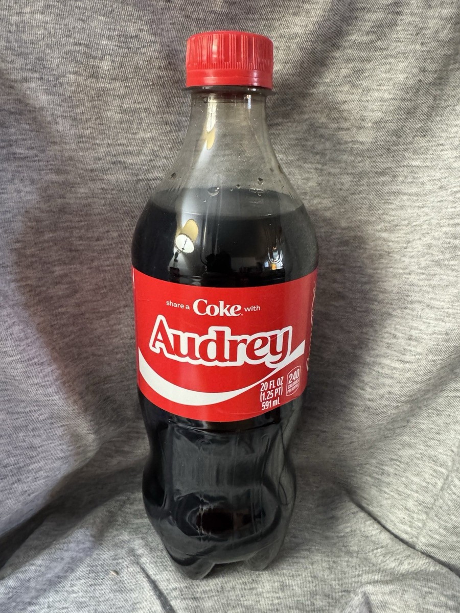 Share a Coke with Audrey 2025 Personalized Gift Coca~Cola Bottle