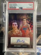 Panini NBA Hoops Josh Giddey Hoops Ink Autograph #HI-GID PSA 9 Thunder