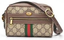 Gucci Ophidia GG Supreme Mini Bag 517350 Beige Ebano Tracolla Usata #399